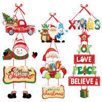 Door Decorations For Christmas Festive Door Hangers Christmas Door Hanger Xmas Tree Hanging Ornaments Santa Claus Decorations