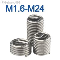 M1.6 M2 M2.5 M3.5 M4 M5 M6 M8 M24 Stainless Steel Coiled Wire Helical Screw Bushing Sleeve Set Thread Inserts Thread Repair Kit