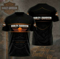 Harley-Davidson® Mens (สต็อกเพียงพอ) Stack Mineral Dye Short Sleeve Crew-Neck T-Shirt 03คุณภาพสูง size:S-5XL