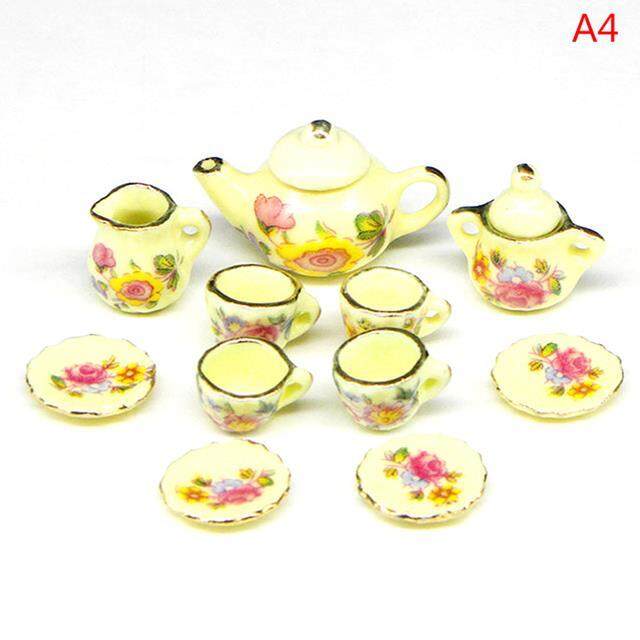 1-12-miniature-ceramic-teaware-kitchen-teapot-tea-cup-plate-tableware-ornaments-dollhouse-furniture-toys-dining-ware