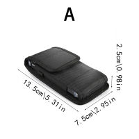 0duw 1PC Pouch for Mobile phone Nylon Holster Rugged Carrying Cell Phone Holder Black Belt Clip Holster Case