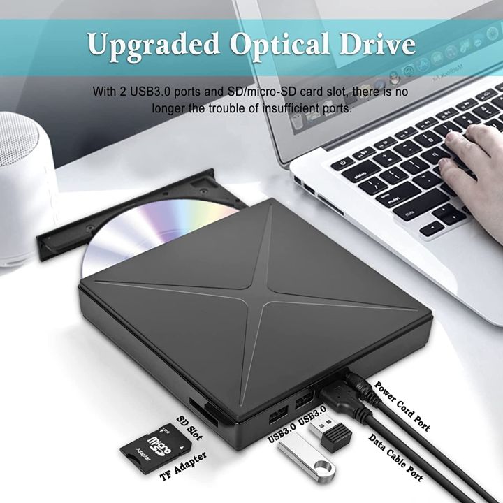 usb-ไดรฟ์ออปติคัลภายนอกซีดีดีวีดีแบบพกพา3-0ซีดี-ไดรฟ์-rw-เครื่องเล่นดีวีดีสำหรับแล็ปท็อปเครื่อง-cd-rom-พร้อมพอร์ต-usb-tf-การ์ด-sd-ช่องผลิตภัณฑ์ที่น่าเชื่อถือมีส่วนลด