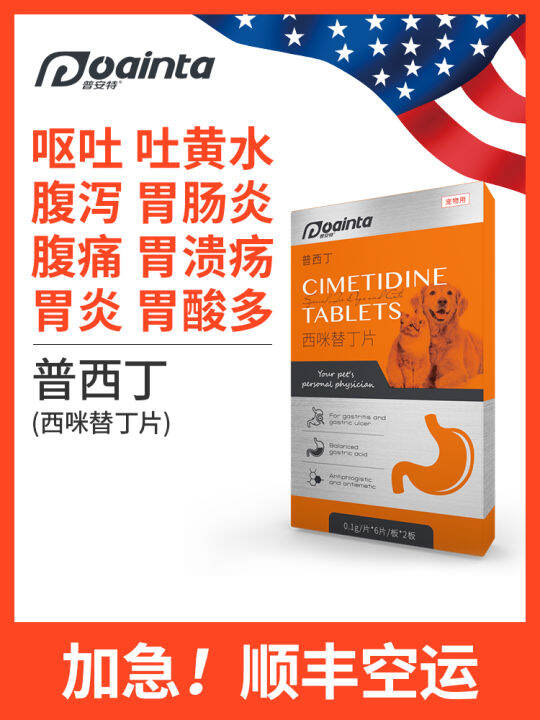 Puantepusidine Tablets Cat Vomiting Dog Vomiting Yellow Water White