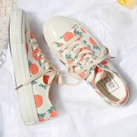 CODHaley Childe Pineapple/Banana print canvas shoes 35-40 Womens Fashion casual shoes