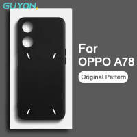 Guyon สำหรับ  เสค OPPO A78 A58 4G 5G Softshell ต้นฉบับการออกแบบใหม่รูปแบบง่ายซิลิโคนเหลวกันกระแทก