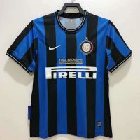 เสื้อกีฬาแขนสั้น ลายทีมชาติฟุตบอล Inter Milan 2010 ชุดเหย้า AAA สไตล์เรโทร สําหรับผู้ชาย