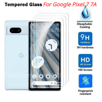 9D Screen Protector For Google Pixel 7 7A 6 6A 5 5A 5G Pixel7 Pixel7A Pixel6 Pixel6A Clear View Tempered Glass HD Film Protective Glass 9H Hardness All Transparent Anti Scratch