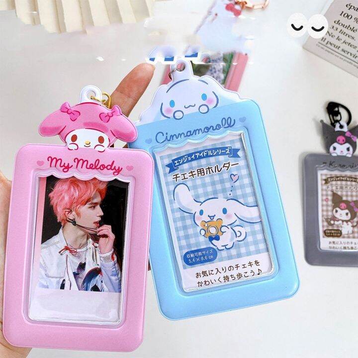 ของขวัญ-pingchuishop-kawaii-japanese-melody-square-สำหรับเด็กผู้หญิงบัตรภาพกระเป๋าครอบเครื่องประดับ-cinnamoroll-ที่ใส่บัตรการ์ตูน