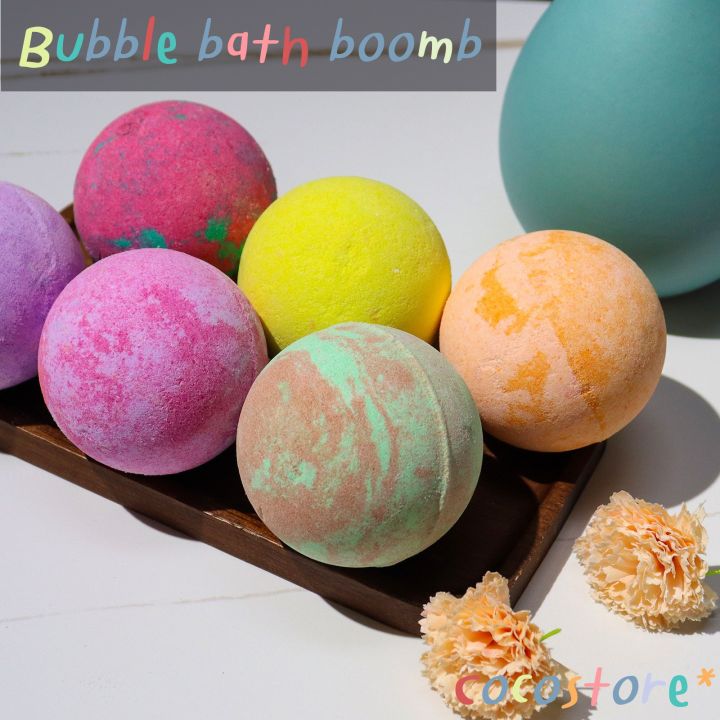 bubble-bath-bomb-บาธบอมตีฟอง-สบู่แช่ตัว-ทำสปา-ทำฟอง-เหมาะกับทุกสภาพผิว-แม้ผิวบอบบาง-แพ้ง่าย-หอมละมุน