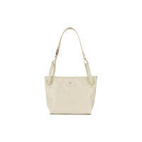 SHU LEATHER HANDBAGS VERSATILE PETITE BUCKET BAGS - WHITE CHOC