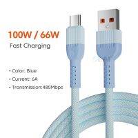 6a 100W Type C สาย Usb ได้อย่างรวดเร็วซูเปอร์โมบิล C สีสัน Huiwei Usb Xiaomi ชาร์จโทรศัพท์สำหรับสายเคเบิล