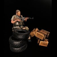 1/6 Soldier Scene Accessory Rubber Car Tire Model Wooden Mini Bullet Box Modern WWII Ammunition Weapon Box for 12" Action Figure