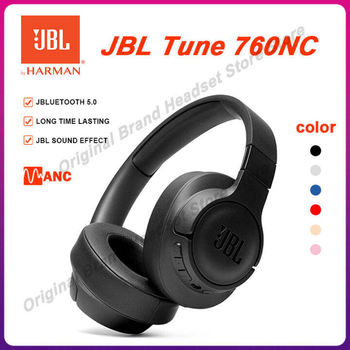 Original JBL Tune 760NC Wireless Bluetooth Headphones Active Noise