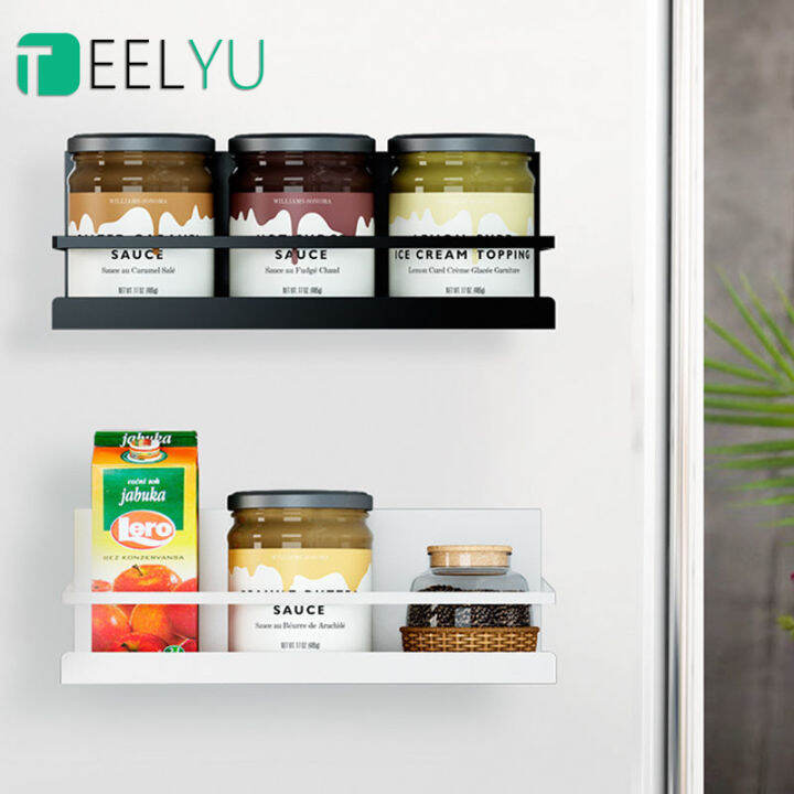 New Refrigerator Storage Rack Durable Holder Kitchen Heavy Duty Punchfree Shelf