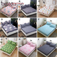 Bestenrose Bed Sheet Premium Fitted 3 In 1 ผ้าปูที่นอนเตียงเดี่ยว/ควีน/ขนาดคิงไซส์/3.5 ฟุต/5 ฟุต/6 ฟุตเหมาะที่นอน (ความลึก) 5-23Cm