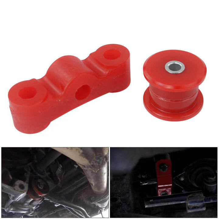 Red Gear Lever Stabilizer Bushing Kit ABS Manual Gearbox Kit Suitable