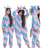 Unicorn For Kids Animal Pajamas Cosplay Halloween Unisex Rabbit Costume Mascots And Costumes