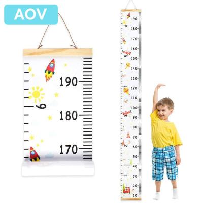 AOV ไม้บรรทัดวัดความสูงของเด็ก200*20ส่วนสีวัสดุผ้าใบหนาประสิทธิภาพกันน้ำในบ้าน