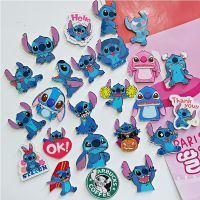 Disney Anime Lilo Stitch Brooch Kawaii Stitch Metal Enamel Pins Cartoon Badge Denim Collar Lapel Pin Jewelry Gifts Toy