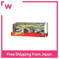 Mattel ชุดสะสมล้อร้อนพรีเมี่ยม,รถแข่งที่โดดเด่นจากัวร์น้ำหนักเบา E-Type (1) Porsche 917K (1) Mercedes-Benz 300SL (1) พกพาได้ (1) 986D-GMH39