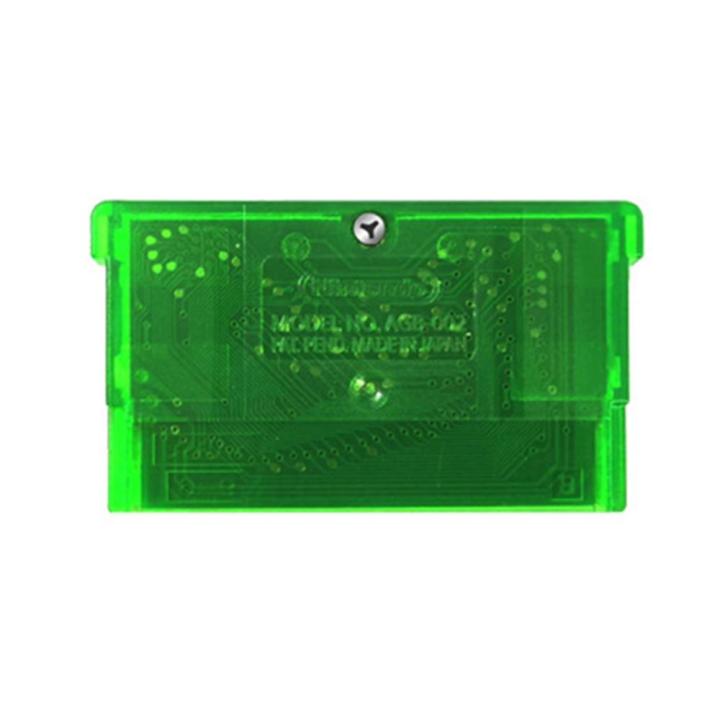 ชุดการ์ดเกม-ndsl-จีบีจีบีซี-gbm-gba-sp-ชุดการ์ดแซฟไฟร์สีเขียวมรกตการ์ดโปเกมอนมีสีเขียวการ์ดเกมการ์ดเกมทับทิม