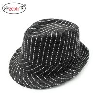 【Hot Sale】 Loss Clearance Mens and Womens Korean Edition Outdoor Sunshade Hat Striped Top British Jazz