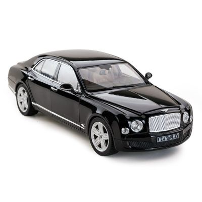1:18 Bentley Mulsanne Starlight Alloy Static Car Model 6 Places Can Open Collection Gifts To Watch Childrens Toys Black F388