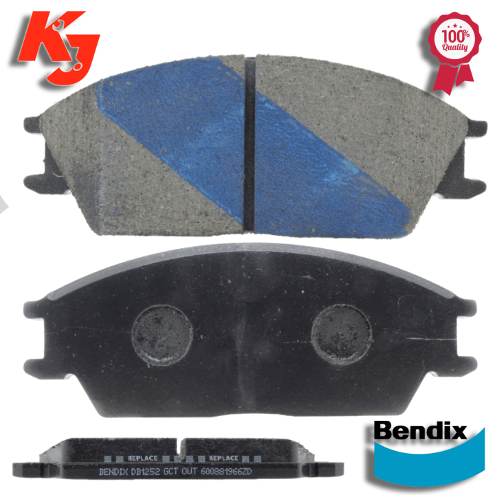 BENDIX BRAKE PADS DB1252 GCT FRONT SET FOR HYUNDAI EON 20122017 GETZ