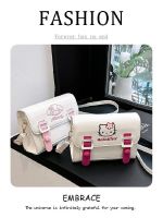 [Niche design sense] New Korean version of the same style ins. single shoulder crossbody bag cute contrasting color jk cartoon small square 【OEM】✓◄