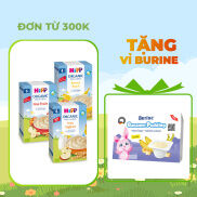 Bột ăn dặm dinh dưỡng Sữa, Hoa Quả HiPPOrganic 250g dành cho bé từ 4