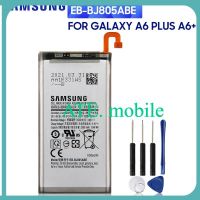 SAMSUNGแบตเตอรี่ทดแทนEB-BJ805ABEสำหรับSamsung Galaxy A6 Plus A6 + A605 J6 + J805แท้แบตเตอรี่โทรศัพท์3500MAh