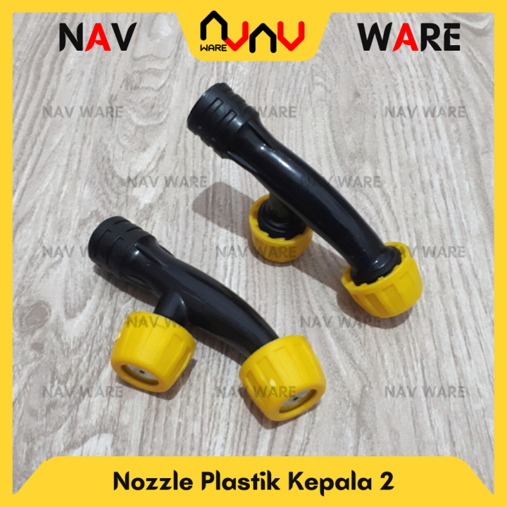 NOZZLE PLASTIK KEPALA 2 / 2 LUBANG / TITIK / MATA SPRAYER ELEKTRIK ...