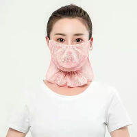 WQP Fashion Store เครื่องประดับผู้หญิง,เซลแฟลชเซลฤดูร้อนกลางแจ้งขี่จักรยานลายดอกไม้ลมเปิดผ้าม่านกันทรายฝุ่นระบายอากาศคอปกป้องใบหน้ากันแดด