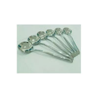 J&amp;G ช้อนทานซุป สแตนเลส (Soup Spoon ) รุ่น #CAD1/9 แพค 6 ชิ้น (Stainless)