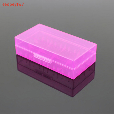 Re กล่องเก็บของแบบพกพาทำจากพลาสติกแข็งทนทานแบตเตอรี่18650 CR123A 18350