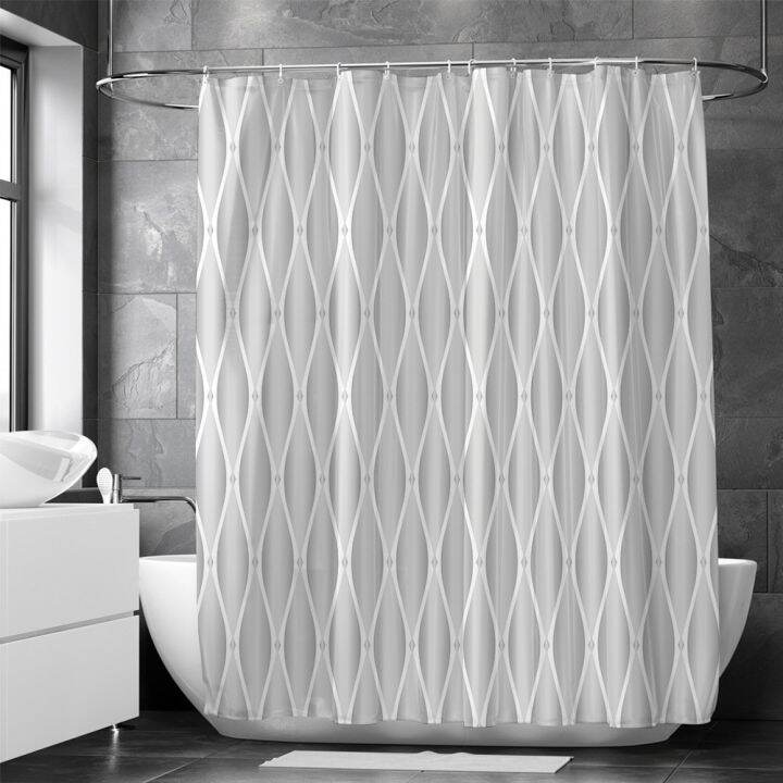 baltan-home-ly1-bathroom-cloth-shower-curtain-set-perforation-free-curved-rod-shower-toilet-partition-curtain-small-fresh-nordic-style-hanging-curtain