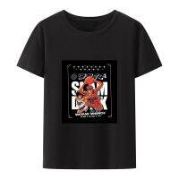 ข้อเสนอพิเศษ Sakuragi Hanamichi Imprimé Modal T-shirt Danime Japonais Slam Dunk Shohoku Basket-Ball Équipe T-shirt Hommes Femmes Mode StreetwearS-5XL