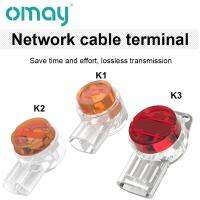 คุณภาพสูง K3เครื่องย่นข้อต่อการเชื่อมต่อ [Hot K] Ethernet K1 RJ45 สายโทรศัพท์สายไฟเครือข่ายเทอร์มินัล K2 RJ11กันน้ำสายไฟ