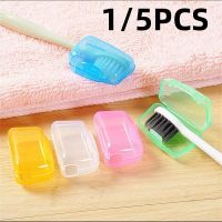 【CW】┅  1/5pcs Toothbrush Cover Dustproof Hiking Camping