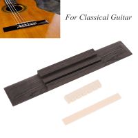 Rosewood Classical Guitar Bridge Pad Saddle Nut Set สำหรับ40 41นิ้วกีตาร์คลาสสิกอะไหล่ Accessories