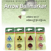 Love Green บอลมาร์คเกอร์สัญลักษณ์ลูกศร Putting Line Ball Marker L03351