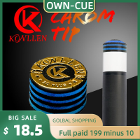 Konllen เคล็ดลับ3เบาะบิลเลียดสระว่ายน้ำ Cue Tip 14มม. H 9ชั้น Pigskin 3C PLUS PRO-Tip Carom Libre Tip Cue Billiard อุปกรณ์เสริม