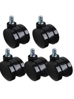 【LZ】 5 Pcs/Lot 2.5 Inch Computer Chair Caster Universal Wheel Office Accessories Swivel Pulley Roller Boss Sroyuan