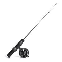 1 Pcs 51cm Winter Fishing Rod Fishing Rod Folding Fishing Rod Reel Combo Set Portable Ultra-Short Antiskid Grip Tackle Fisherman