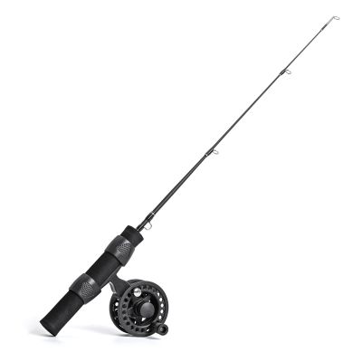 1 Pcs 51cm Winter Fishing Rod Folding Fishing Rod Reel Combo Set Portable Ultra-Short Antiskid Grip Tackle Fisherman