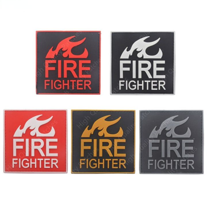 fire-mini-reflective-magic-sticker-glow-in-the-dark-firefighter-fire-fighter-rescue-team-tag-sewing-tactical-patch-for-clothing-adhesives-tape