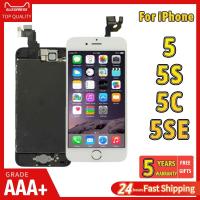 AAA LCD Display For 5 5C 5S SE 5SE Full Set Screen Touch Digitizer Complete Assembly Replacement Front Camera Home Button