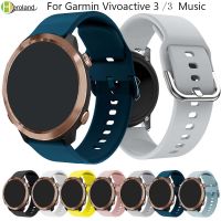 20mm Watch strap For Garmin vivoactive 3 music/Vivoactive HR/vivoactive 3/Forerunner 645 245 245M Sport silicon Smart Wristband