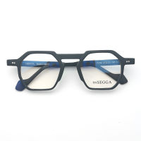 Blue Reading Glasses Fashion Eyeglasses Designer Vintage Square Oversized Optical Spectacles Eyewear Prescription