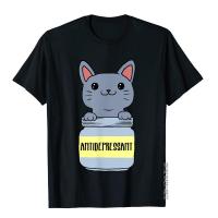 Cat Antidepressant Funny Cat T-Shirt Top T-Shirts Party Mens Tops Shirt Hip Hop Cotton XS-4XL-5XL-6XL